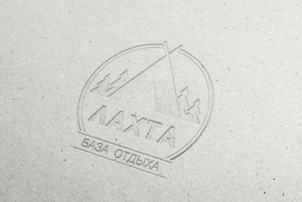 Логотип "Лахта" - оттиск