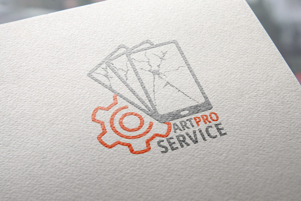 Логотип "ArtPro Service" - печать на бумаге
