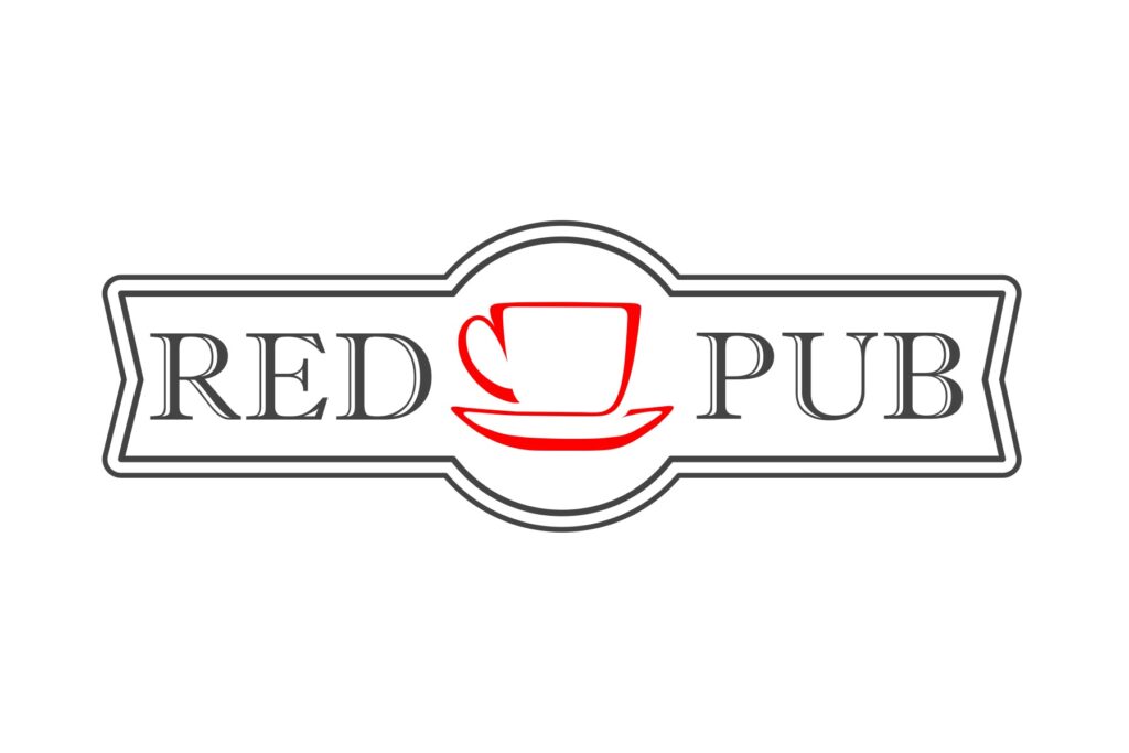 Логотип "Red Cup Pub" - черный
