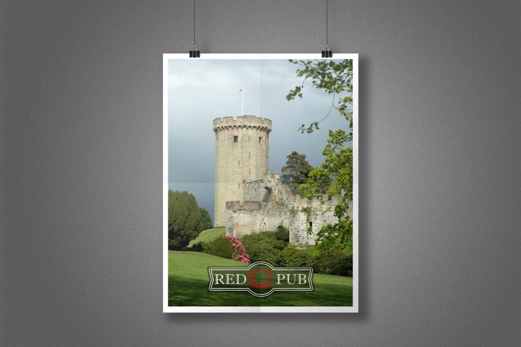 Плакат "Red Cup Pub" - замок